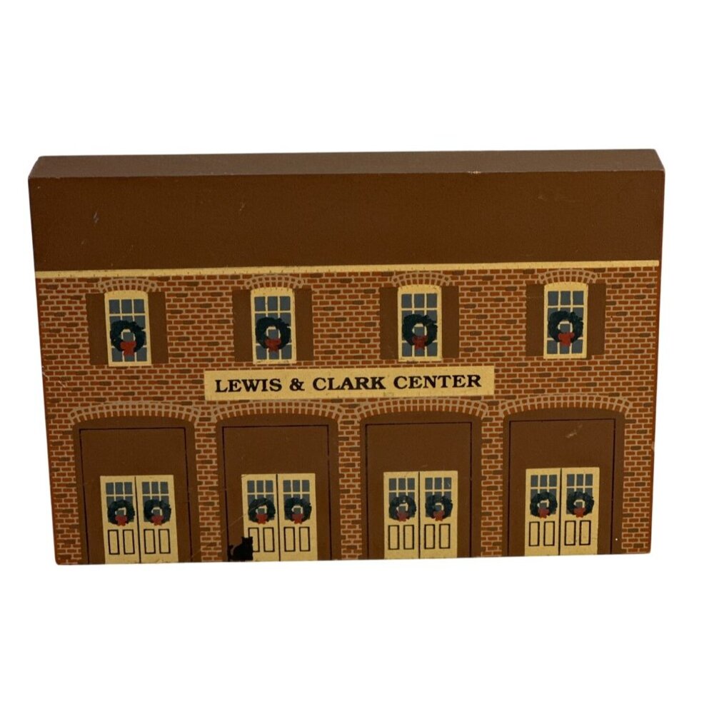 VTG Cats Meow Village 1993 Lewis & Clark Center St Charles Christmas Series